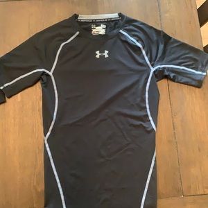 Black Compression short sleeve shirt
